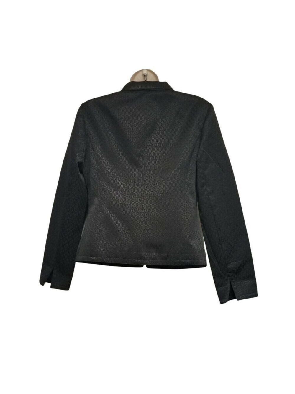 New York Jones York Collection Blazer Color Black Size 6 - Picture 3 of 9